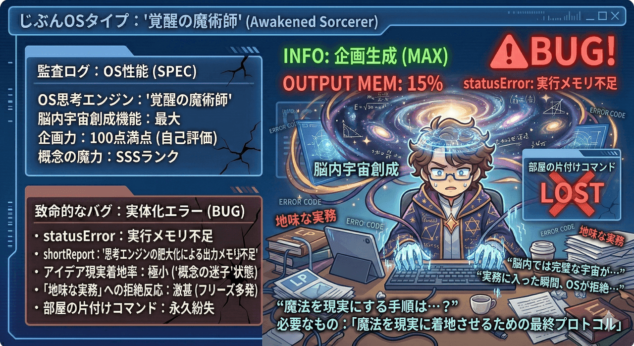 覚醒の魔術師の画面